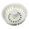 Plumb Pak Plumb Pak 3-1/2 in. D White Plastic Replacement Strainer Basket PP820-26 - alternate 2